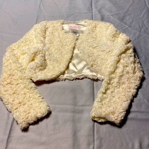 Bonnie Jean Girls Size Medium Bolero Dress coat, winter